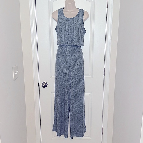 2pc Cozy Pants Set - Blue - Picture 5 of 7